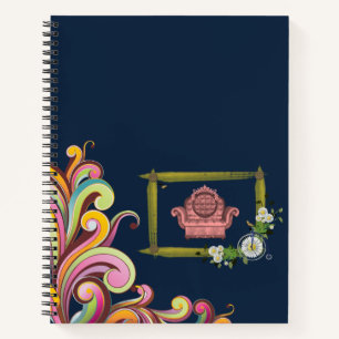 Spiral Notebook Floral