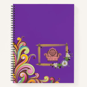 Spiral Notebook Floral