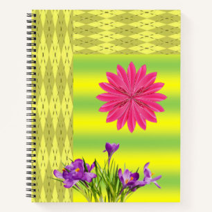 Spiral Notebook Floral