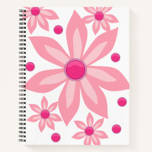Spiral Notebook Floral