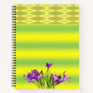 Spiral Notebook Floral