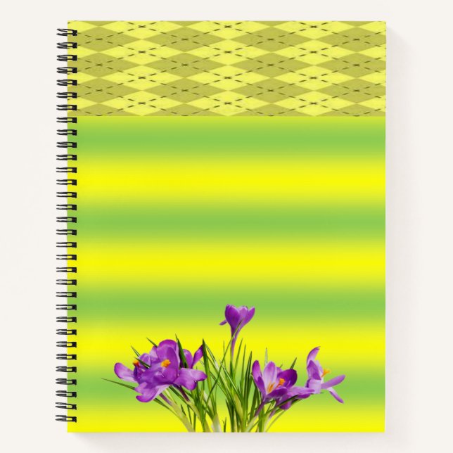 Spiral Notebook Floral (Front)