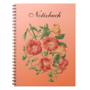 spiral notebook "flower spells"