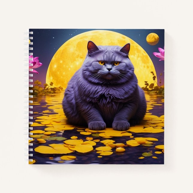 Spiral Notebook for Cat Lover (Front)