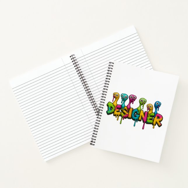 🎨 Spiral Notebook for Creative Minds 💡📓 (Inside)