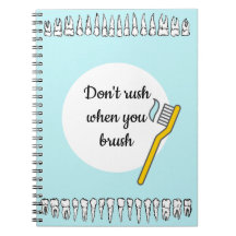 Spiral notebook for dentists