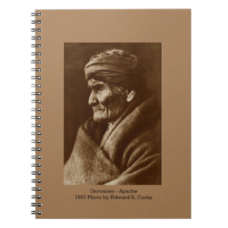 Spiral Notebook  Geronimo  by Edward S. Curtis