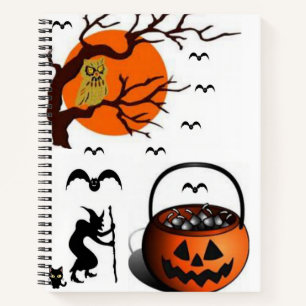 Spiral Notebook Halloween