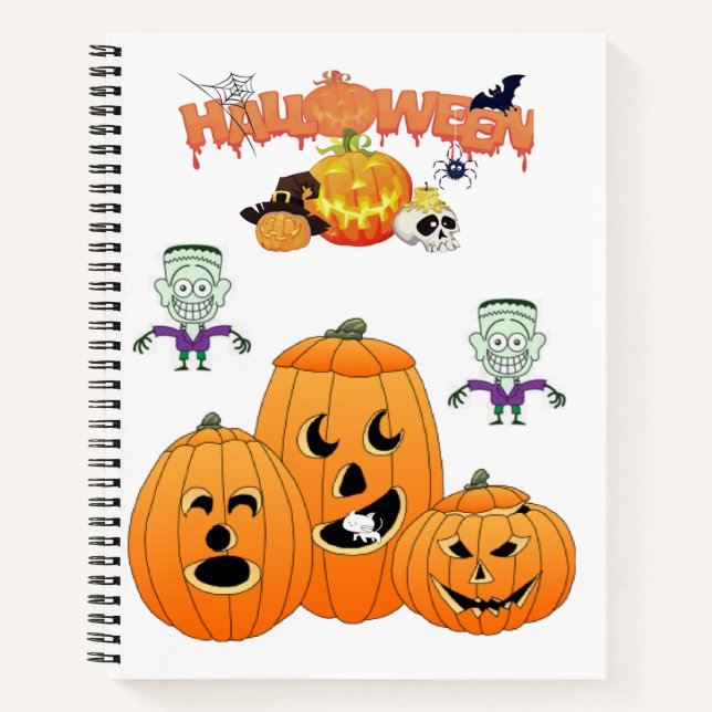 Spiral Notebook Halloween (Front)