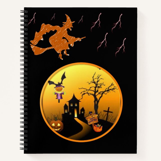 Spiral Notebook Halloween (Front)