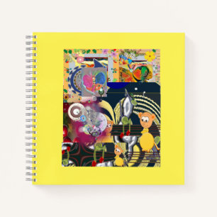 Spiral Notebook Handwritting Practicing Alphabet