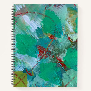Spiral Notebook in Marble Design