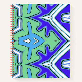 Spiral Notebook, Multicolor unique pattern design Notebook