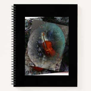 Spiral Notebook Music Cello