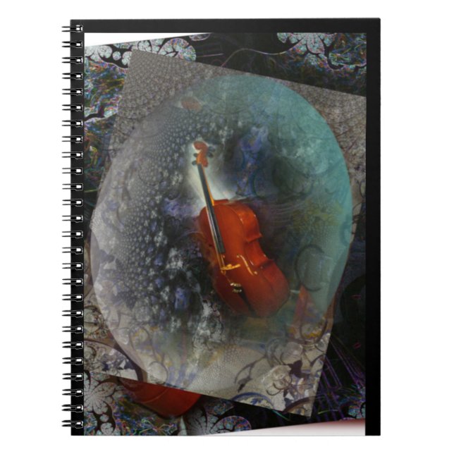Spiral Notebook   Music Cello (Front)
