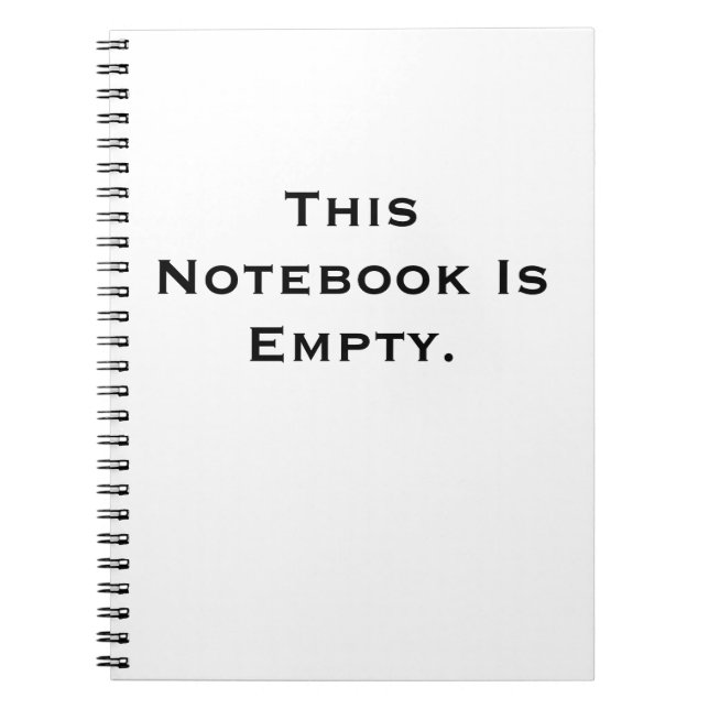Spiral Notebook. Notebook (Front)