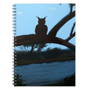Spiral Notebook Owl
