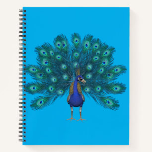 Spiral Notebook Peacock