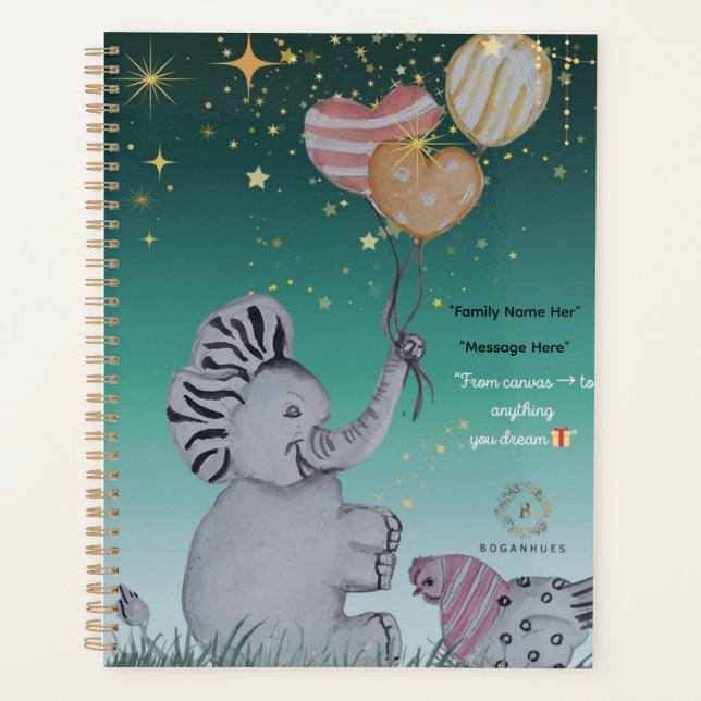 Spiral Notebook Planner (Front)