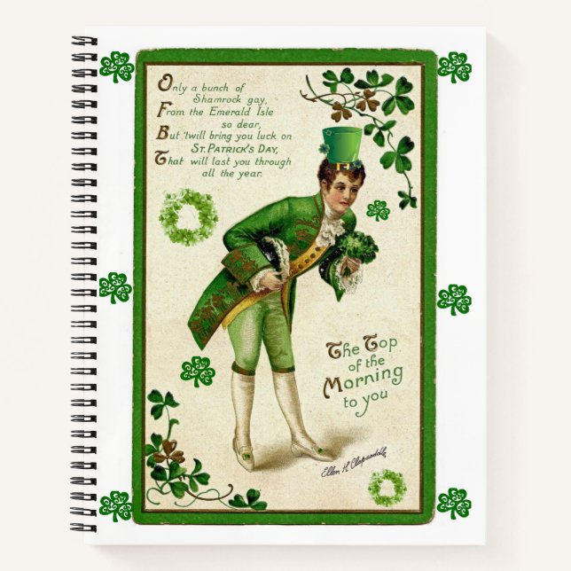 Spiral Notebook St. Patrick's Day (Front)