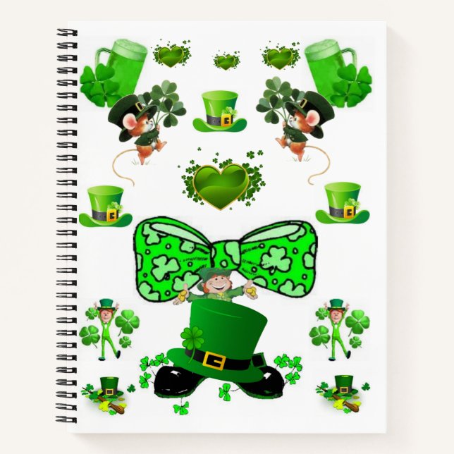 Spiral Notebook St. Patrick's Day (Front)