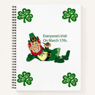 Spiral Notebook St. Patrick's Day