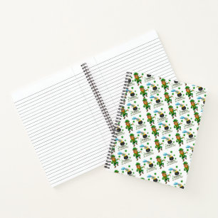 Spiral Notebook St. Patrick's Day Leprechaun