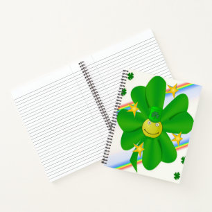 Spiral Notebook St. Patrick's Day Shamrock