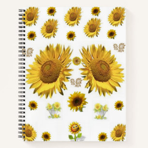 Spiral Notebook Sunflower