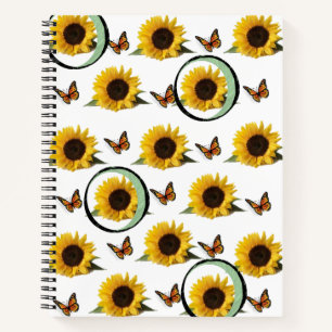 Spiral Notebook Sunflower