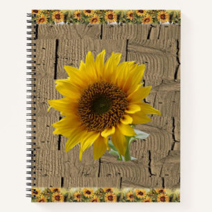 Spiral Notebook Sunflower