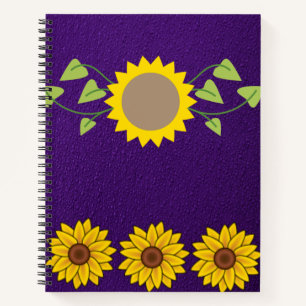 Spiral Notebook Sunflower