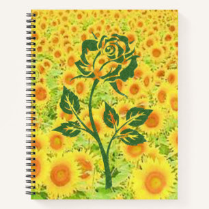 Spiral Notebook Sunflower