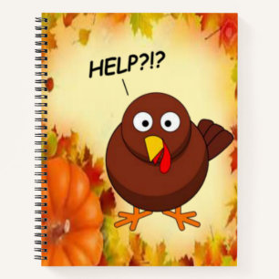 Spiral Notebook Thanksgiving