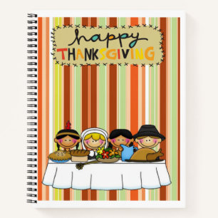 Spiral Notebook Thanksgiving