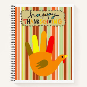 Spiral Notebook Thanksgiving