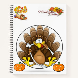 Spiral Notebook Thanksgiving