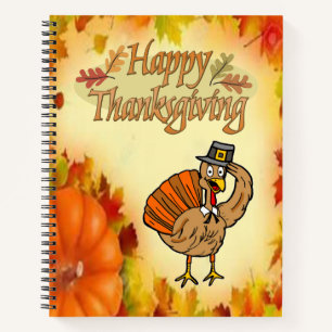Spiral Notebook Thanksgiving