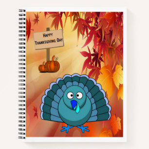 Spiral Notebook Thanksgiving