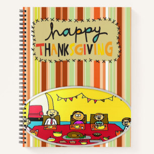 Spiral Notebook Thanksgiving