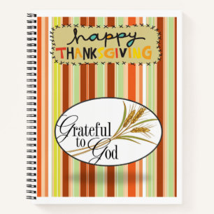Spiral Notebook Thanksgiving