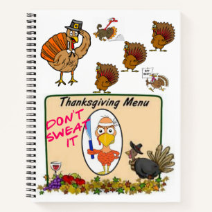 Spiral Notebook Thanksgiving
