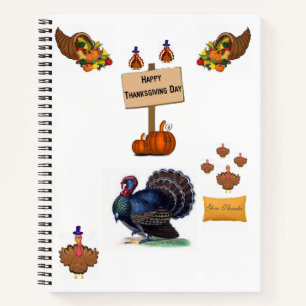 Spiral Notebook Thanksgiving