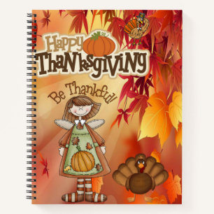Spiral Notebook Thanksgiving