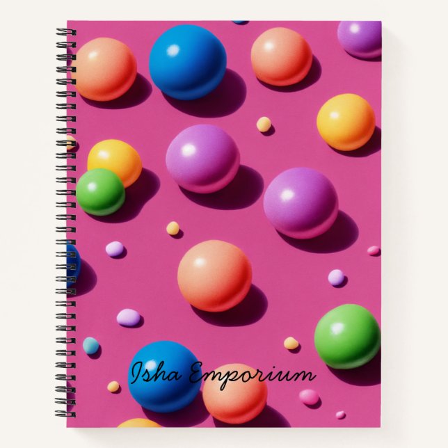 Spiral Notebook Thought Bubbles: Where Ideas Rise (Front)