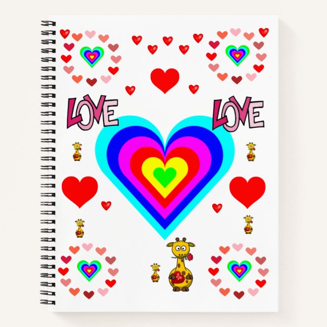 Spiral Notebook Valentine's Day (Front)
