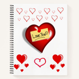 Spiral Notebook Valentine's Day