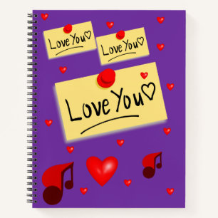 Spiral Notebook Valentine's Day