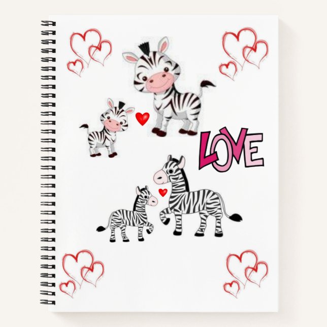 Spiral Notebook Valentine's Day (Front)