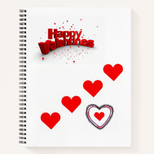Spiral Notebook Valentine's Day